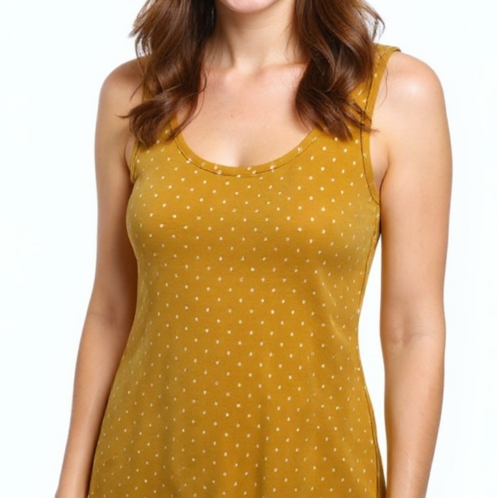 Polka Dot Mustard Old Navy Maternity Dress